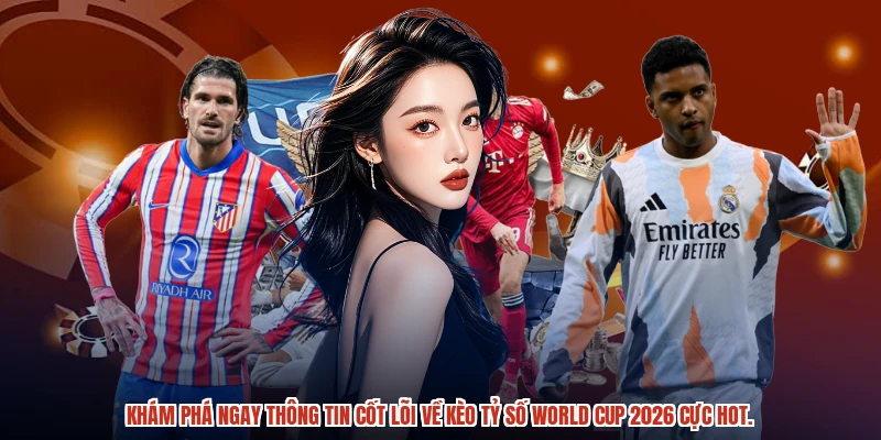 Khám phá ngay thông tin cốt lõi về kèo tỷ số World Cup 2026 cực hot.