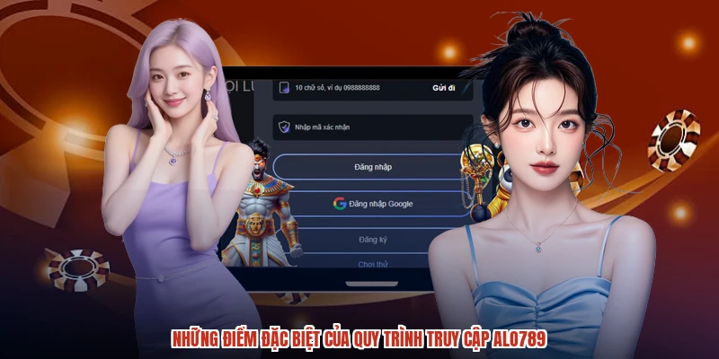 Những điểm đặc biệt của quy trình truy cập ALO789